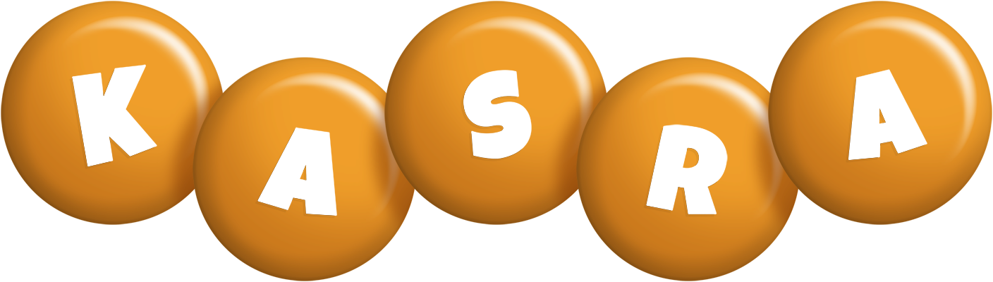 Kasra candy-orange logo
