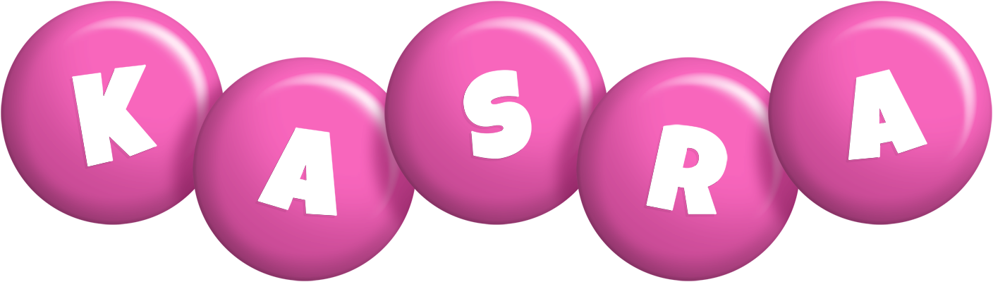 Kasra candy-pink logo