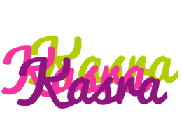 Kasra flowers logo