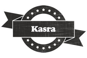 Kasra grunge logo