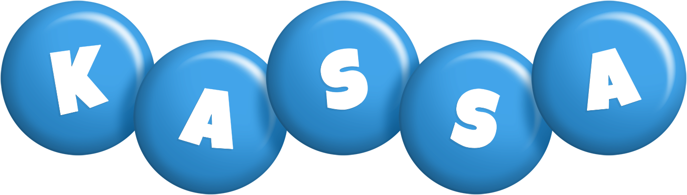 Kassa candy-blue logo