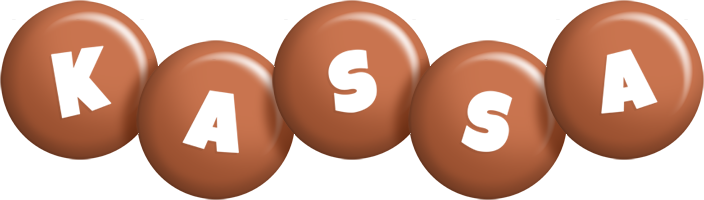 Kassa candy-brown logo