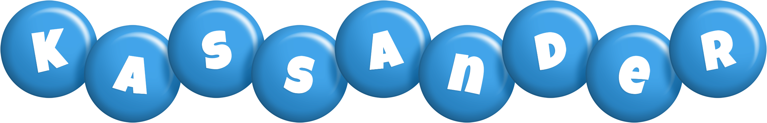 Kassander candy-blue logo