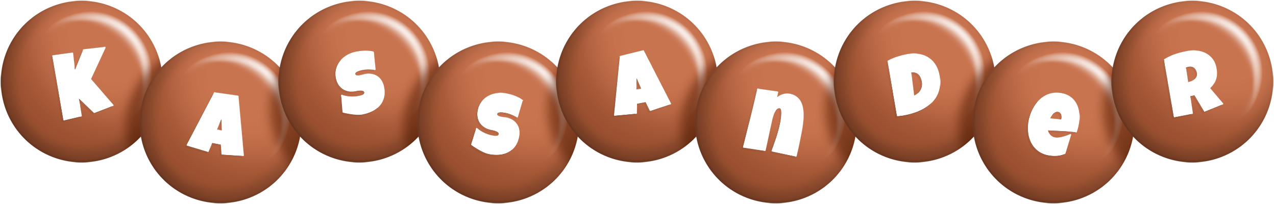 Kassander candy-brown logo