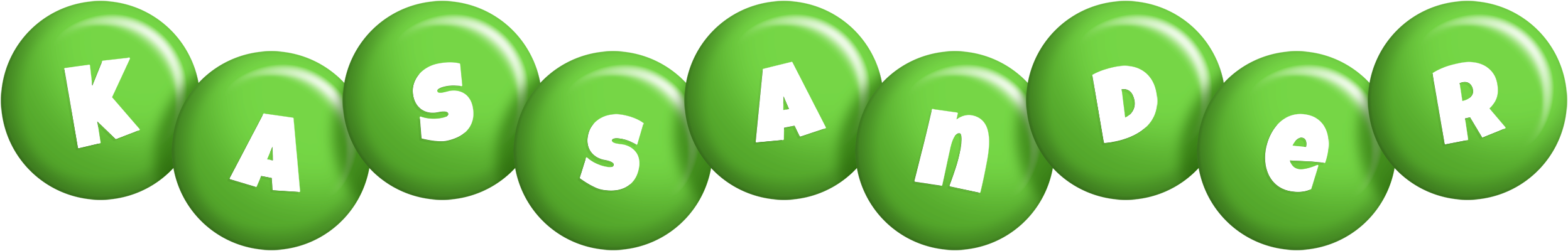 Kassander candy-green logo