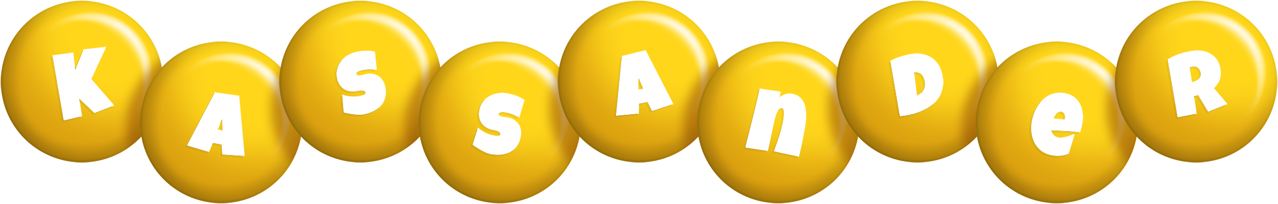 Kassander candy-yellow logo
