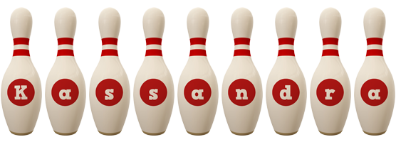 Kassandra bowling-pin logo