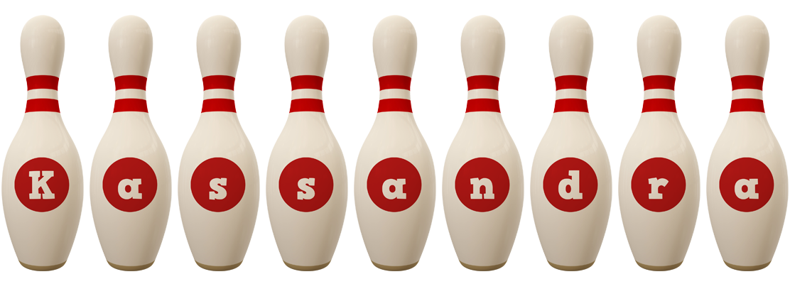 Kassandra bowling-pin logo