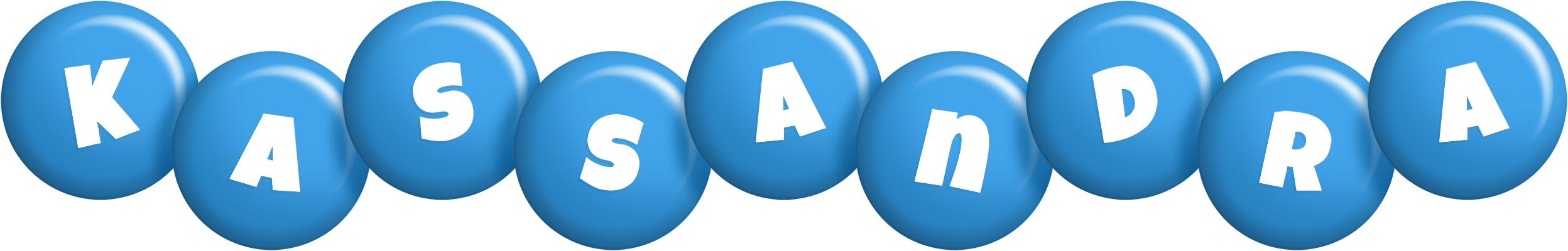 Kassandra candy-blue logo