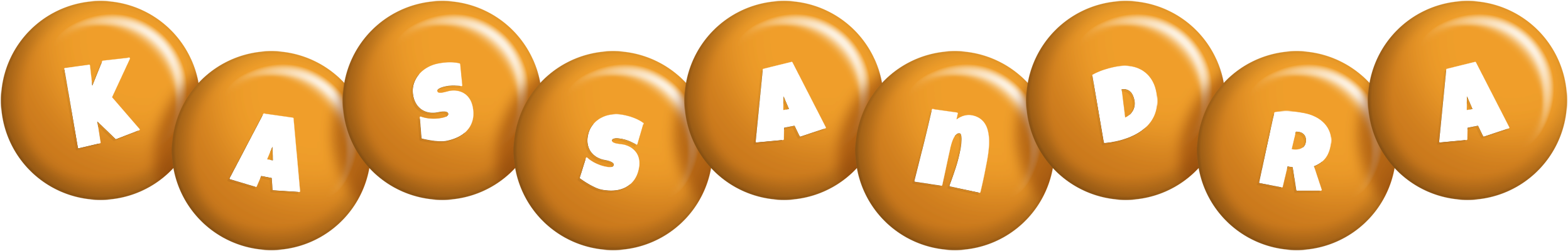 Kassandra candy-orange logo