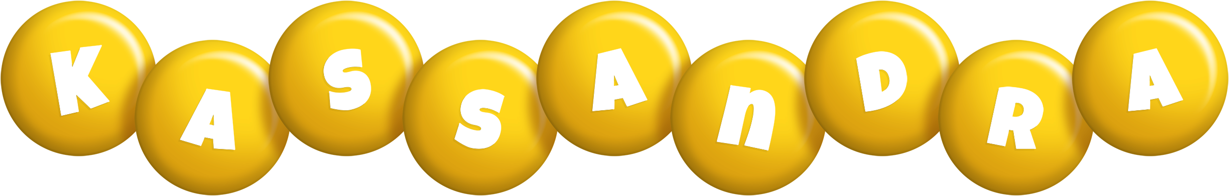 Kassandra candy-yellow logo