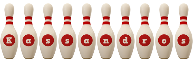 Kassandros bowling-pin logo