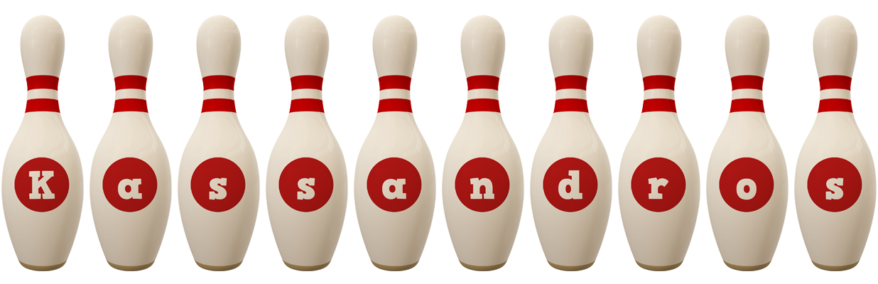 Kassandros bowling-pin logo