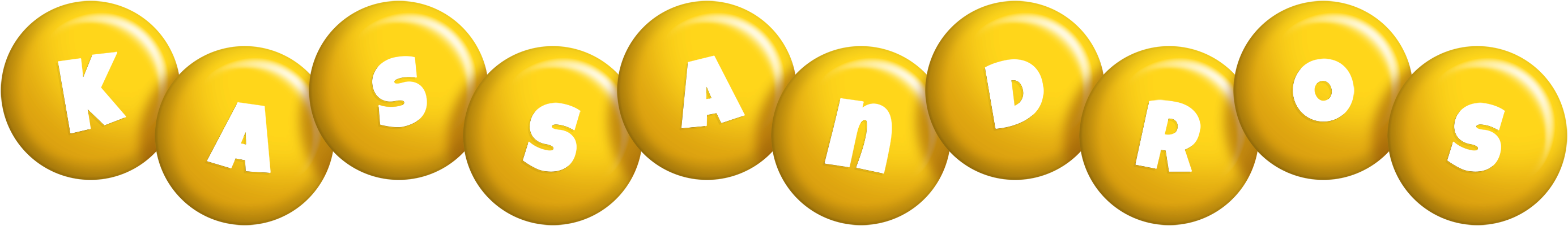 Kassandros candy-yellow logo