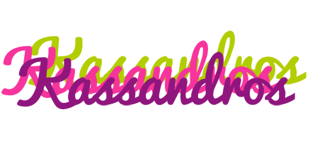 Kassandros flowers logo