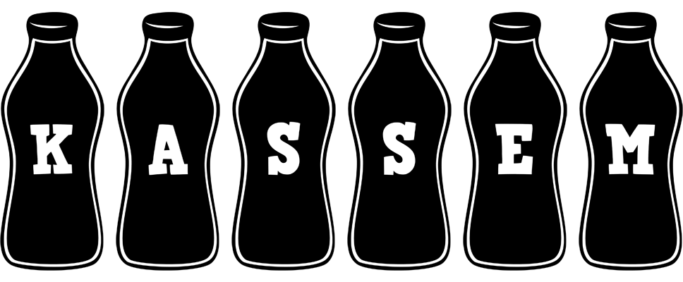 Kassem bottle logo