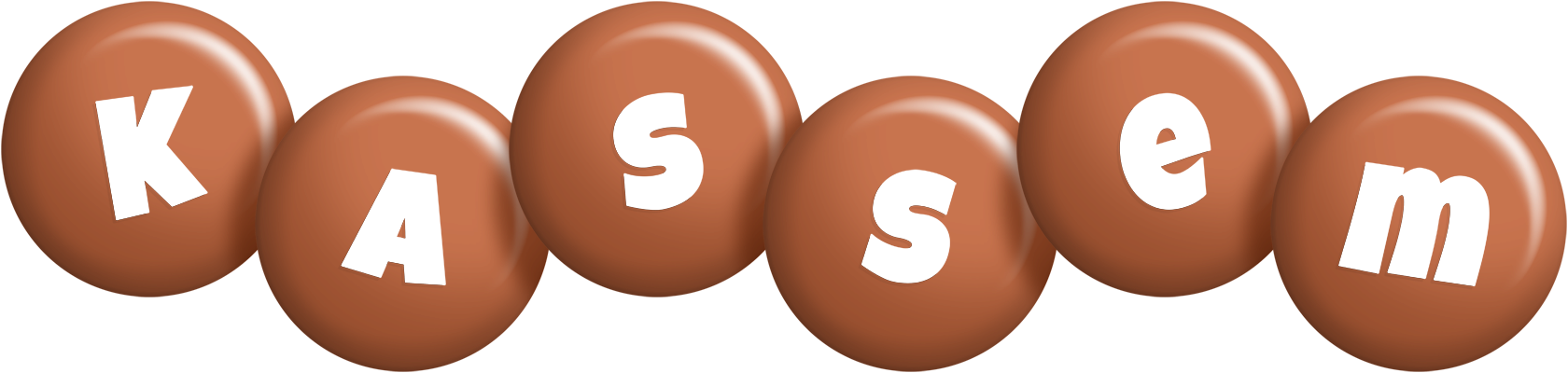 Kassem candy-brown logo