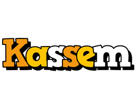 Kassem cartoon logo