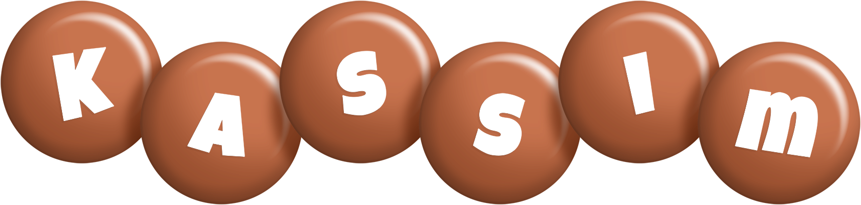 Kassim candy-brown logo