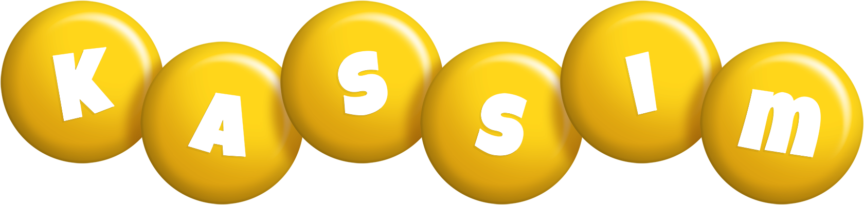 Kassim candy-yellow logo