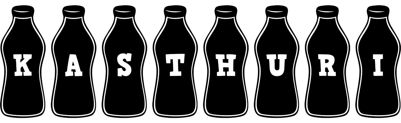 Kasthuri bottle logo