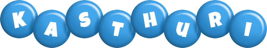 Kasthuri candy-blue logo