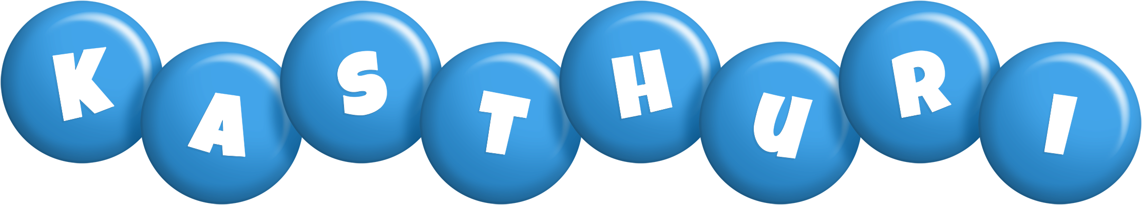 Kasthuri candy-blue logo