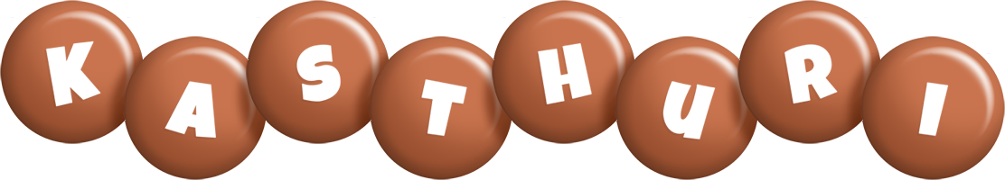 Kasthuri candy-brown logo