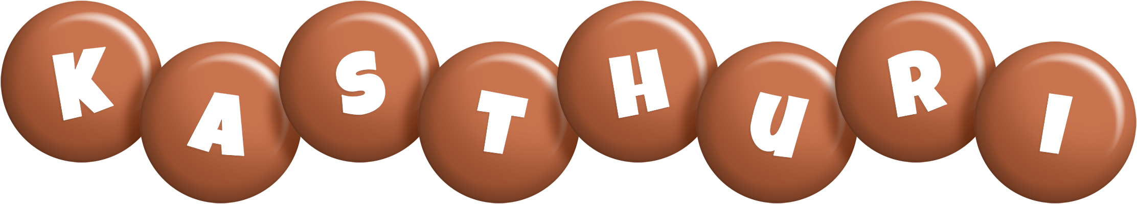 Kasthuri candy-brown logo
