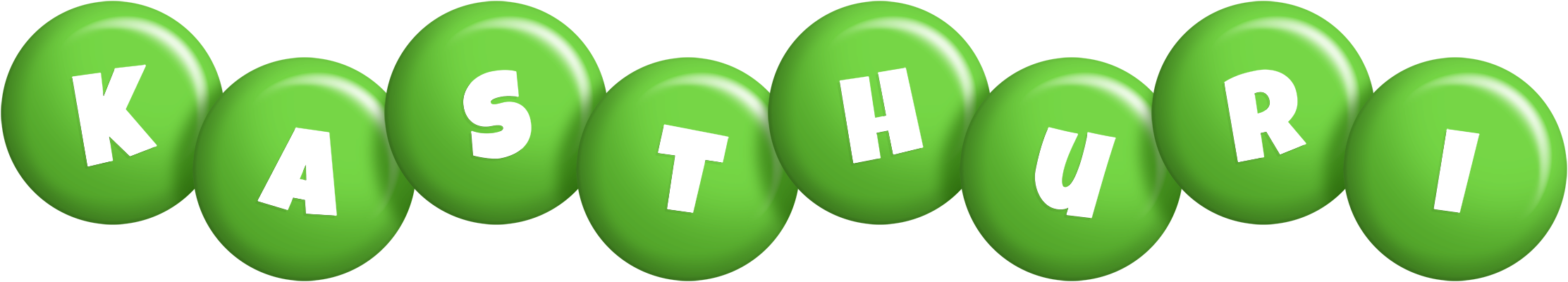 Kasthuri candy-green logo