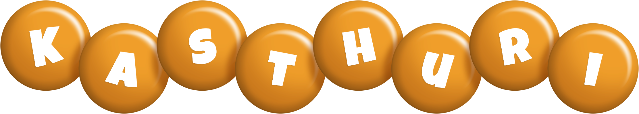 Kasthuri candy-orange logo