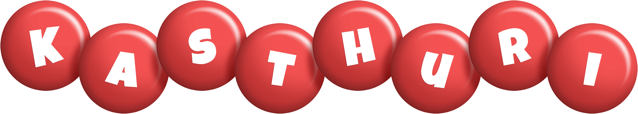 Kasthuri candy-red logo