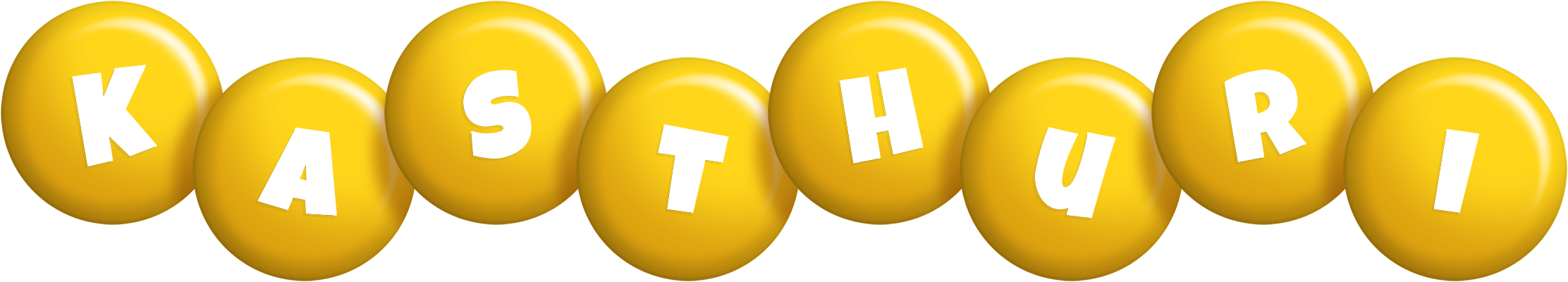 Kasthuri candy-yellow logo