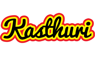 Kasthuri flaming logo
