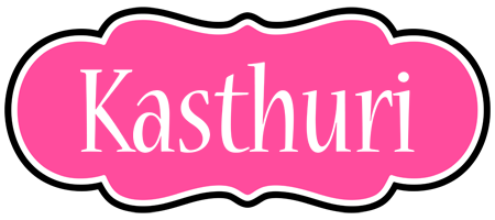 Kasthuri invitation logo