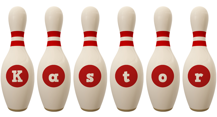 Kastor bowling-pin logo