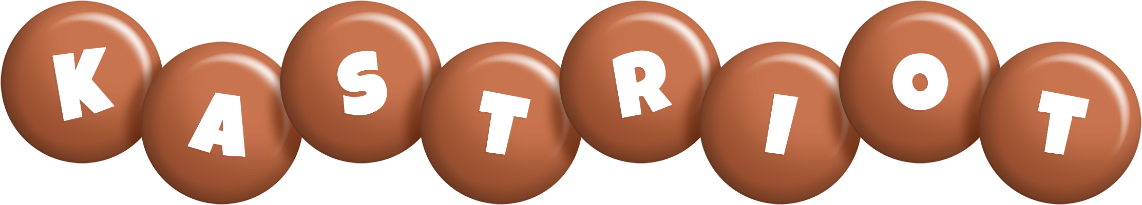 Kastriot candy-brown logo