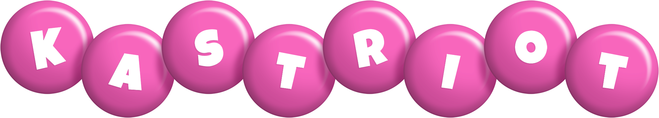 Kastriot candy-pink logo
