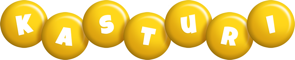 Kasturi candy-yellow logo