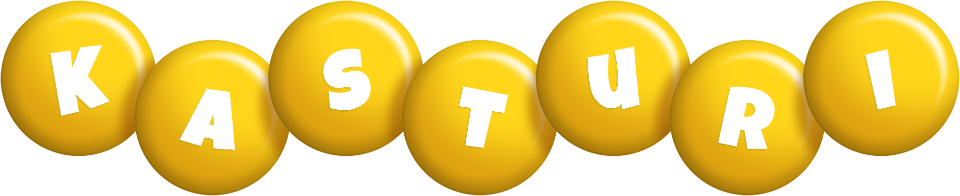 Kasturi candy-yellow logo