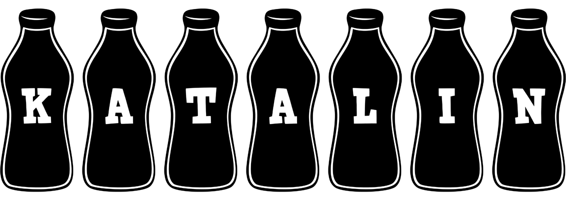 Katalin bottle logo