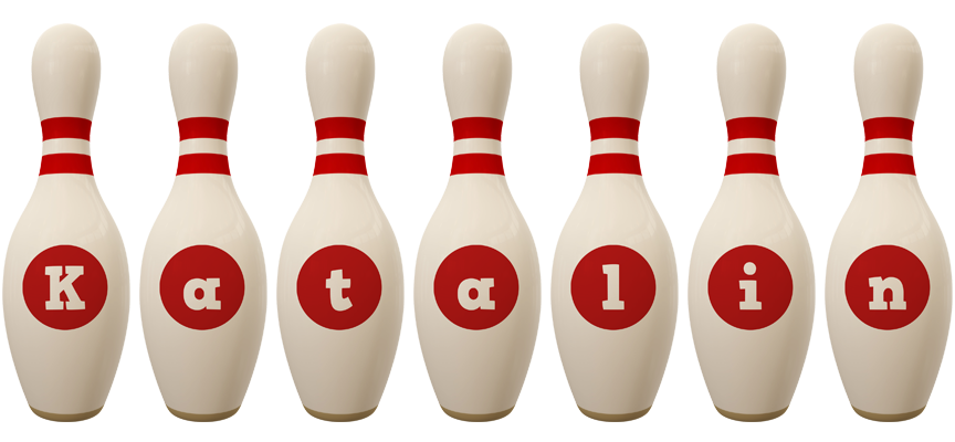 Katalin bowling-pin logo