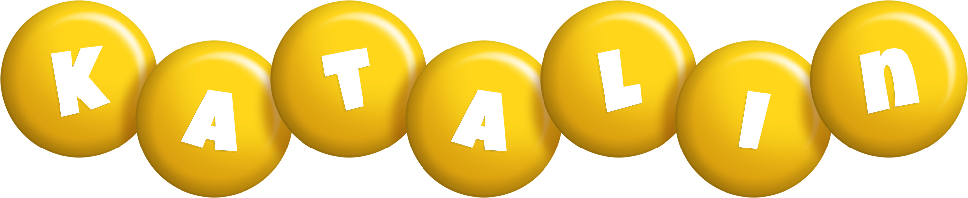 Katalin candy-yellow logo