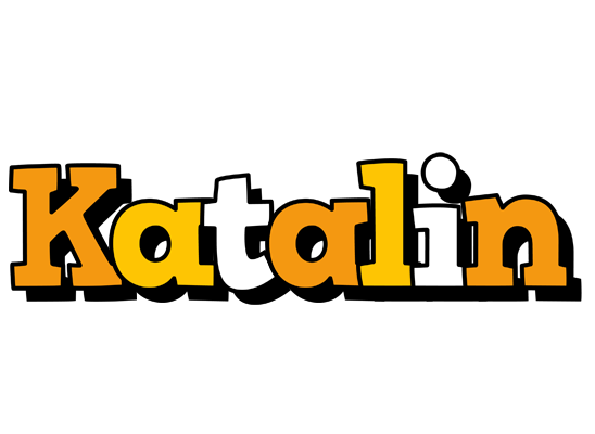 Katalin cartoon logo