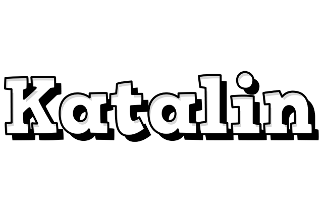 Katalin snowing logo