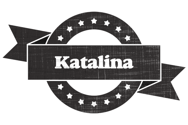 Katalina grunge logo