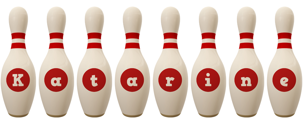 Katarine bowling-pin logo