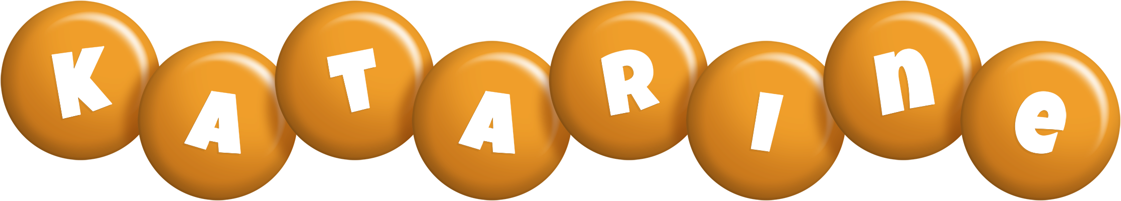 Katarine candy-orange logo