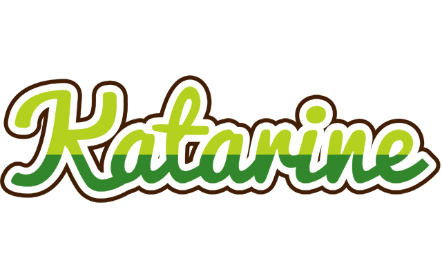 Katarine golfing logo