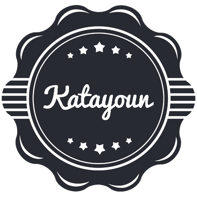 Katayoun badge logo